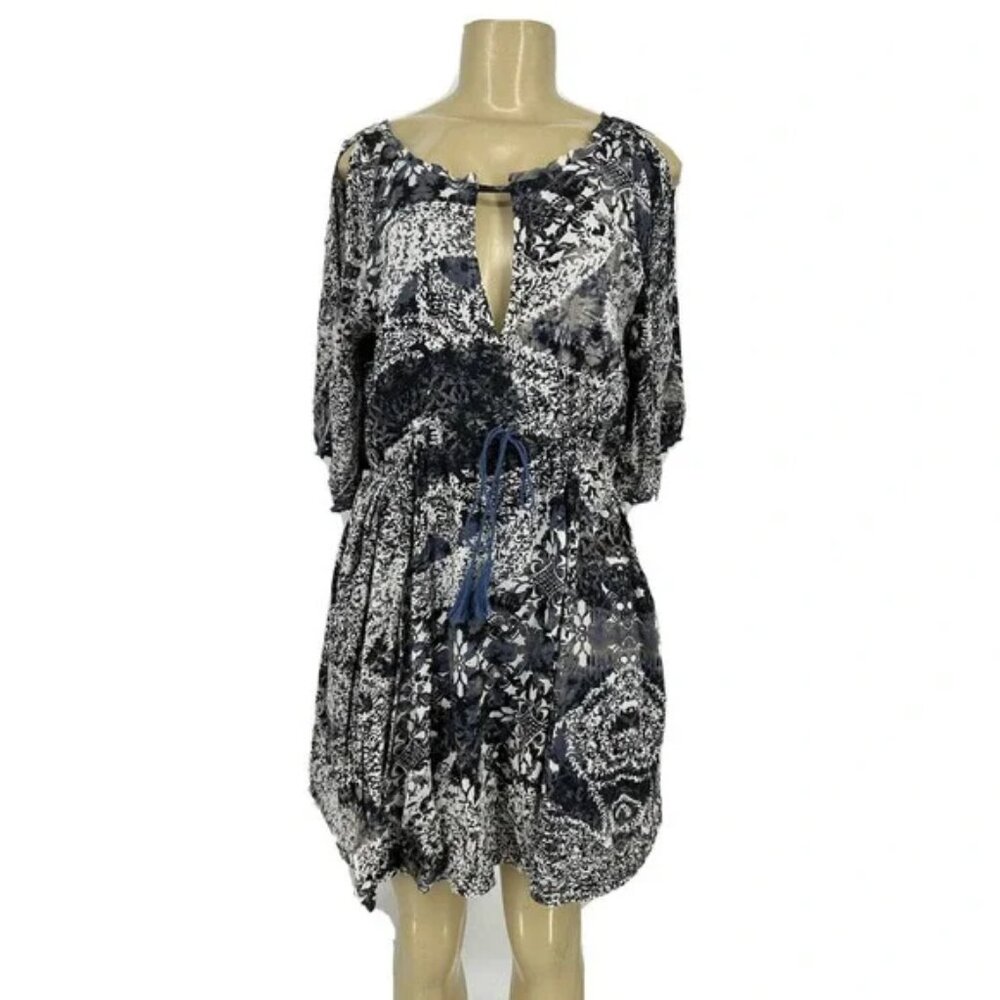 Free People Small Love Birds Tunic Dress EUC